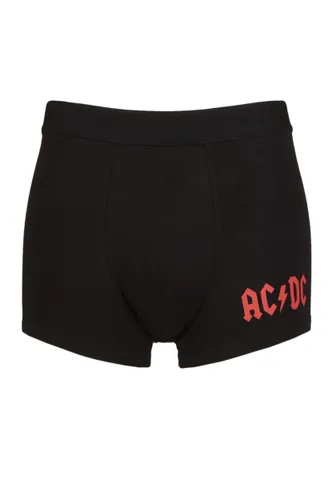 SOCKSHOP Music Collection 1 Pack AC/DC Boxer Shorts Black Small