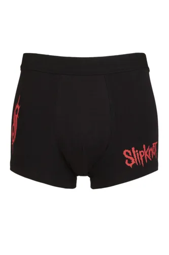 SOCKSHOP Music Collection 1 Pack Slipknot Boxer Shorts Black Small