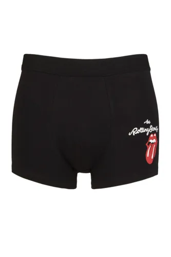 SOCKSHOP Music Collection 1 Pack The Rolling Stones Boxer Shorts Black Small