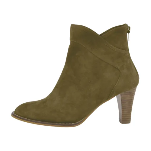 Sofie Schnoor , Classic Heeled Boots ,Green female, Sizes: