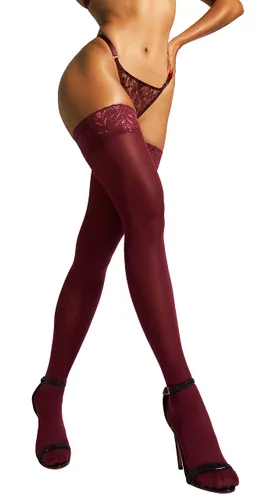 sofsy Lace Top Ladies Hold Up Stockings for Women | Opaque