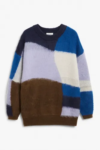 Soft heavy knit sweater - Blue