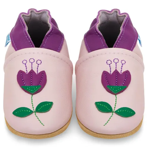 Soft Leather Baby Shoes with Suede Soles - Toddler Shoes -