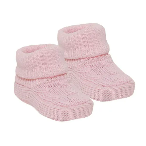 Soft Touch Newborn Baby Booties Baby Boys Girls Knitted