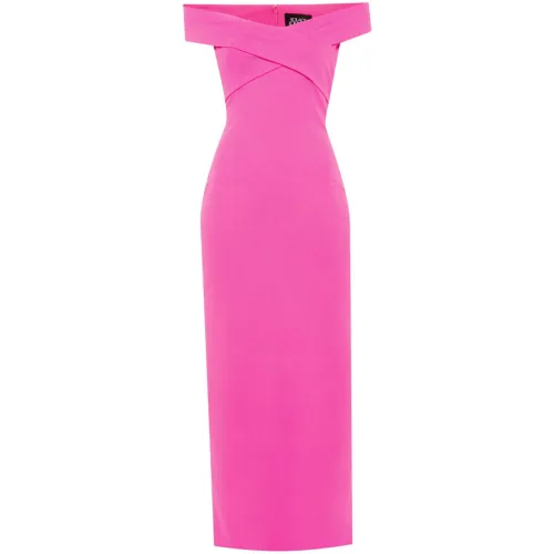 Solace London , Solace London Dresses Pink ,Pink female, Sizes: