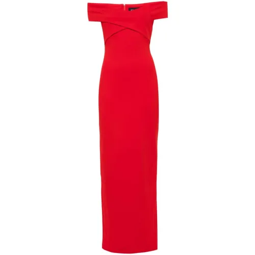 Solace London , Solace London Dresses Red ,Red female, Sizes: