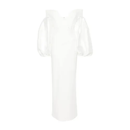 Solace London , Solace London Dresses White ,White female, Sizes: