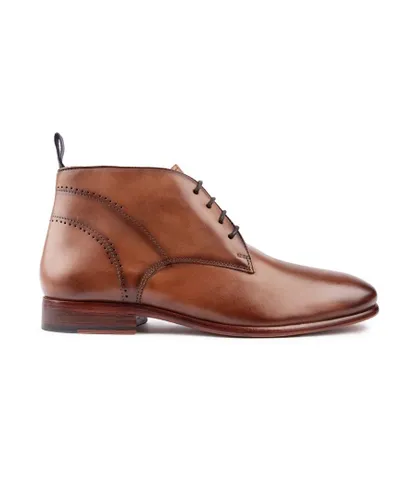 Sole Mens Drayton Chukka Boots - Tan Leather