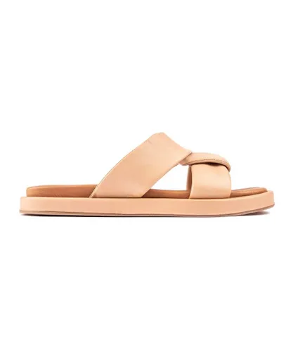 Sole Womens Nelly Slide Sandals - Natural