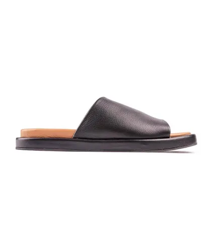 Sole Womens Nya Slide Sandals - Black