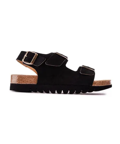 Sole Womens Onyx Footbed Sandals - Black