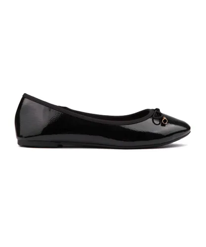 Solesister Womens Bec Wide Fit Pump Shoes - Black