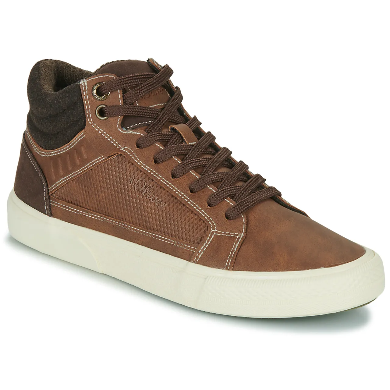 S.Oliver  15200-39-300  men's Shoes (High-top Trainers) in Brown