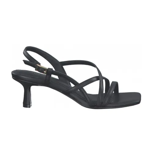 s.Oliver , black elegant open sandals ,Black female, Sizes: