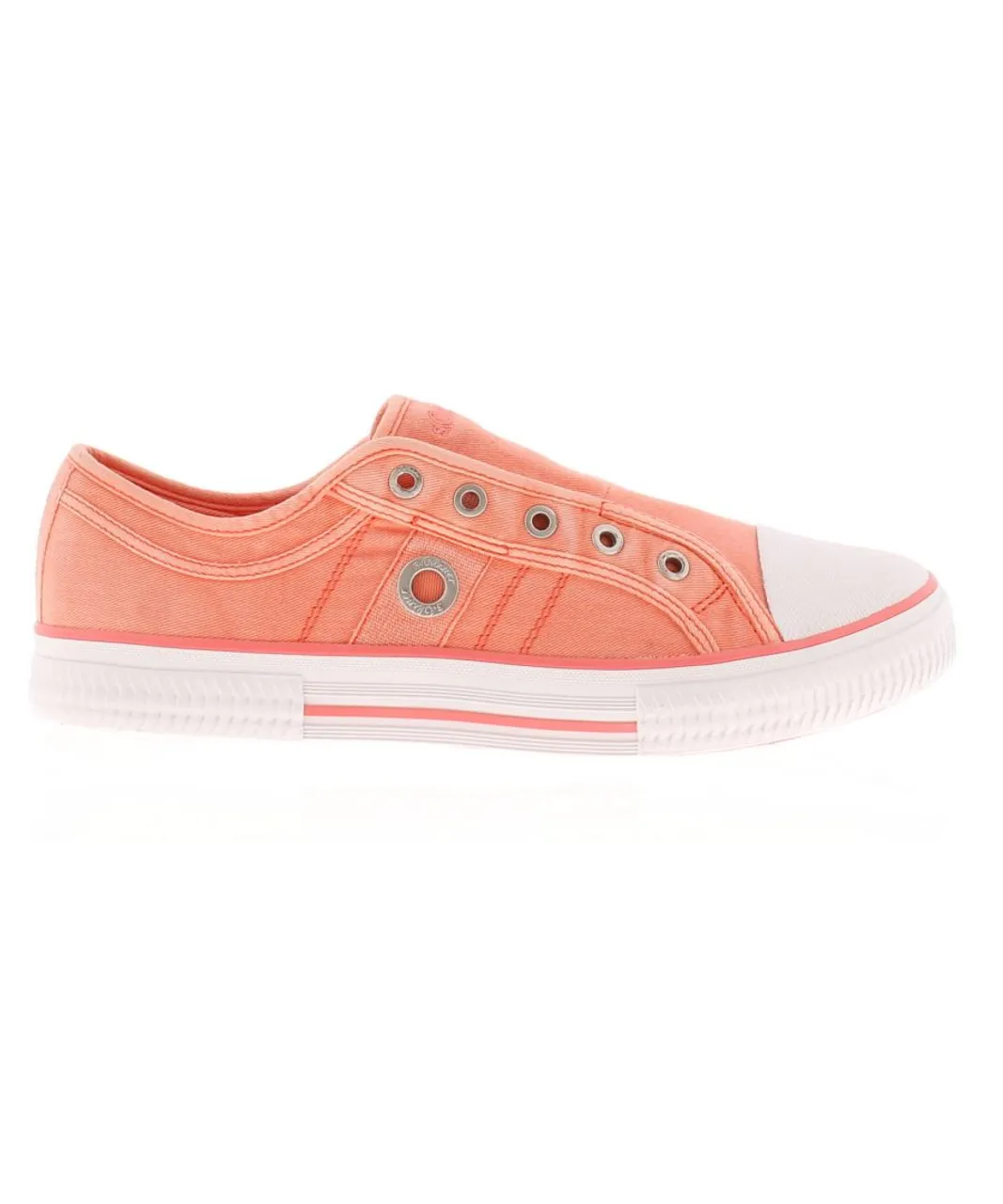 s.Oliver S Oliver Womens Pumps Plimsolls Trainers Style Slip On salmon - Pink