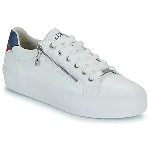 S.Oliver  -  women's Shoes (Trainers) in White