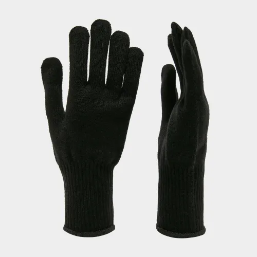 Solo Merino Liner Gloves, Black