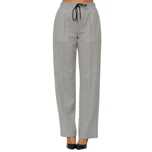 Solotre , Stone Trousers ,Gray female, Sizes:
