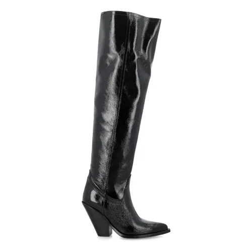 Sonora , High Boots ,Black female, Sizes:
