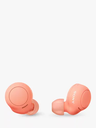 Sony WF-C500 True Wireless Bluetooth In-Ear Headphones with Mic/Remote - Orange - Unisex