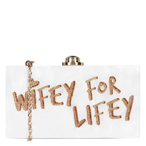 Sophia Webster Cleo Wifey for Lifey Bag - White