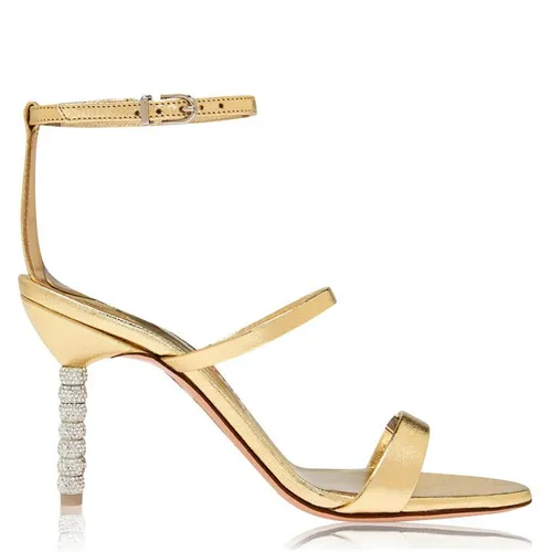SOPHIA WEBSTER Rosalind Heeled Sandals - Gold