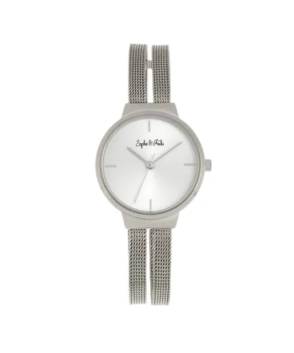 Sophie & Freda Womens and Sedona Bracelet Watch - Silver Stainless Steel - One Size