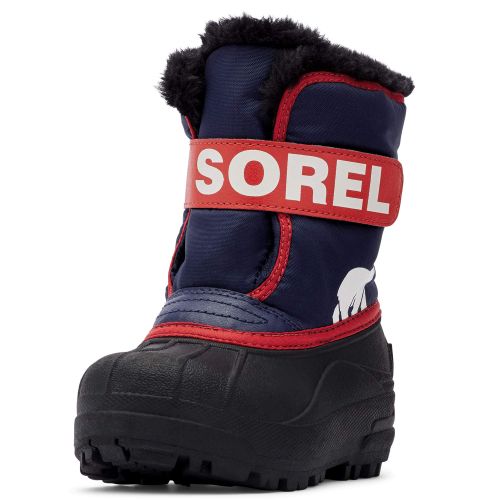 Sorel Childrens Snow Commander Boots, Nocturnal, Sail Red,