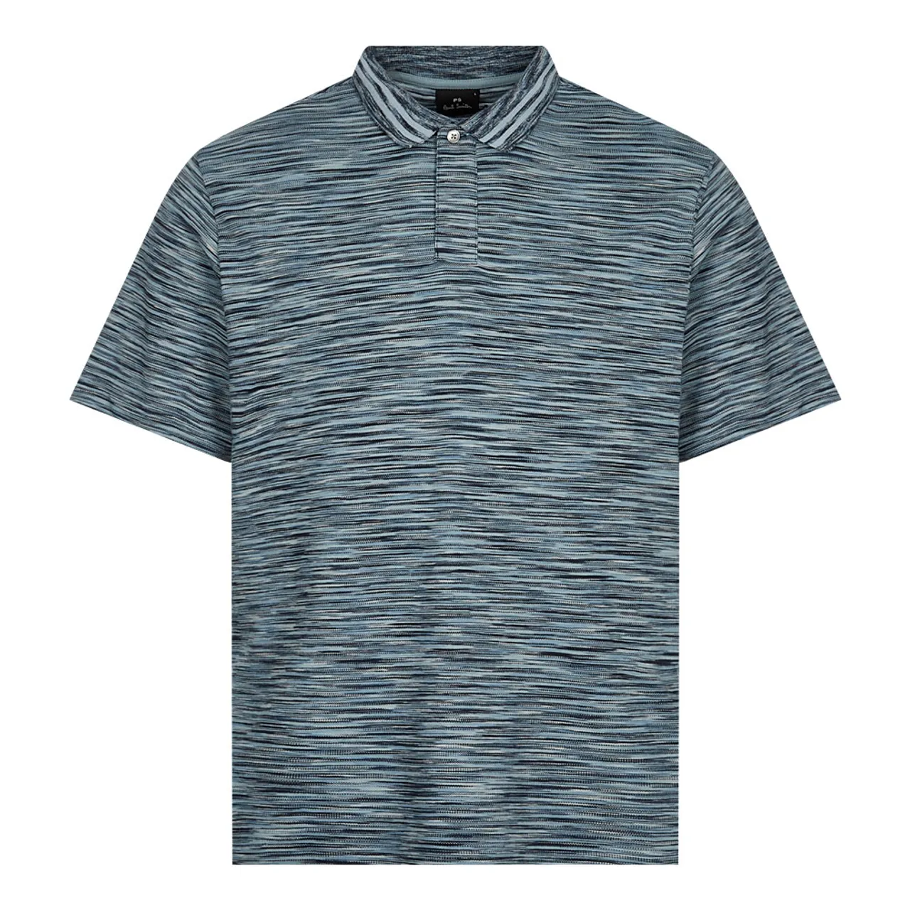 Space Dye Polo Shirt - Blue