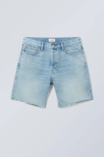 Space Relaxed Denim Shorts - Blue