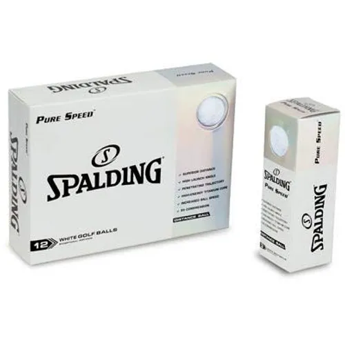 Spalding Pure Speed 12 Ball Pack - White