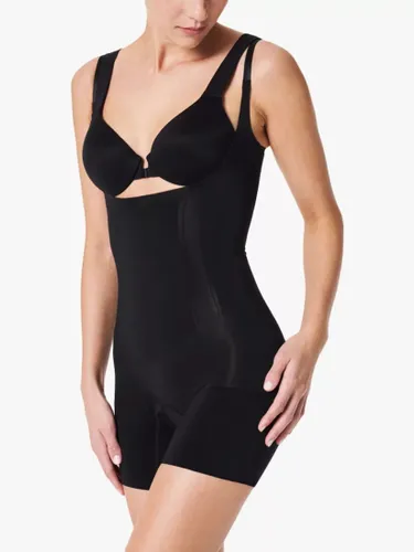 Spanx Firm Control Oncore Open Bust Mid-Thigh Bodysuit - Black - Female