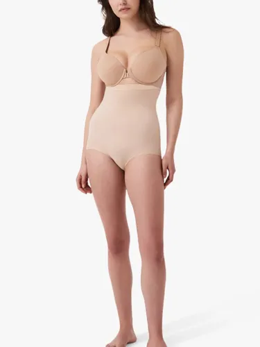 Spanx Medium Control Everyday Seamless Shaping High-Waisted Knickers - Soft Nude - Female