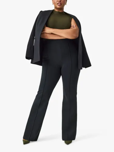 Spanx The Perfect Pant Hi-Rise Flared Trousers, Classic Black - Classic Black - Female