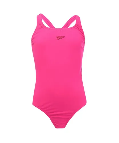 Speedo Girls Girl's Eco Endurance Medalist Swimsuit in Pink