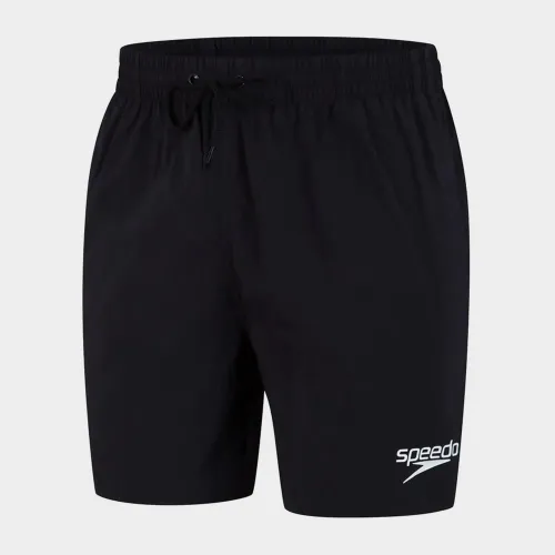 Speedo Men's Essentials 16" Swim Shorts - Black, Black