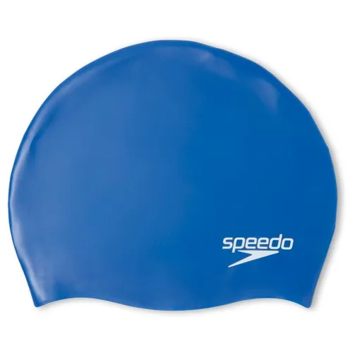 Speedo - Plain Moulded Silicone Cap Junior - Swim cap blue