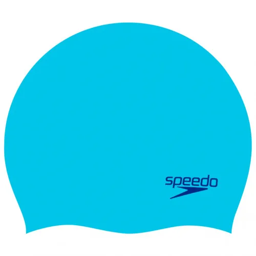 Speedo - Plain Moulded Silicone Cap Junior - Swim cap blue
