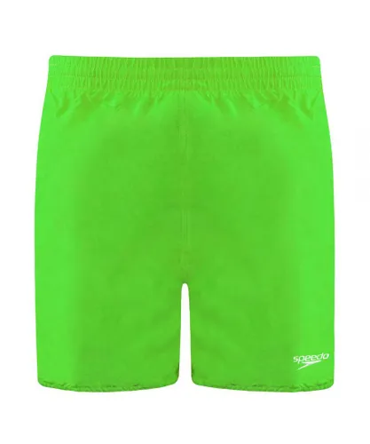Speedo Stretch Waist Green Mens 16" Swimming Shorts 8 12185A650