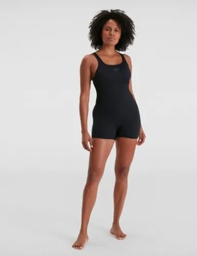 Speedo Womens Square Neck Swimsuit - 16 - Black, Black