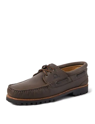 Sperrin Winter Boat Shoes-6-Dark Brown