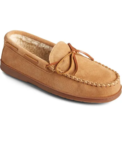 Sperry Doyle Male Classic Mens Slippers CINNAM - Brown Leather