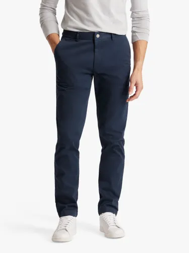 SPOKE Heroes Cotton Blend Broad Thigh Chinos - Navy - Male