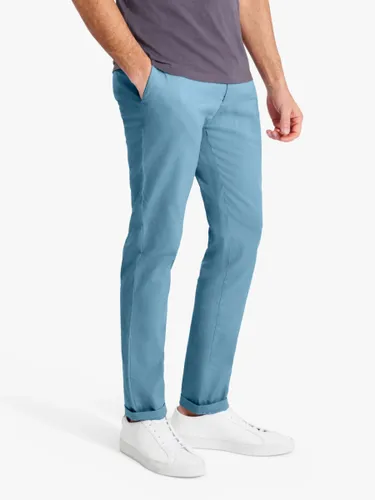 SPOKE Linen Sharps Broad Thigh Trousers - Aegean - Male