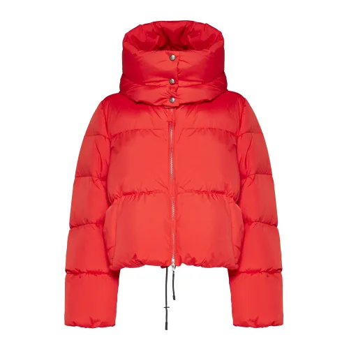 Sportmax , Sportmax Marica Down Jacket ,Red female, Sizes: