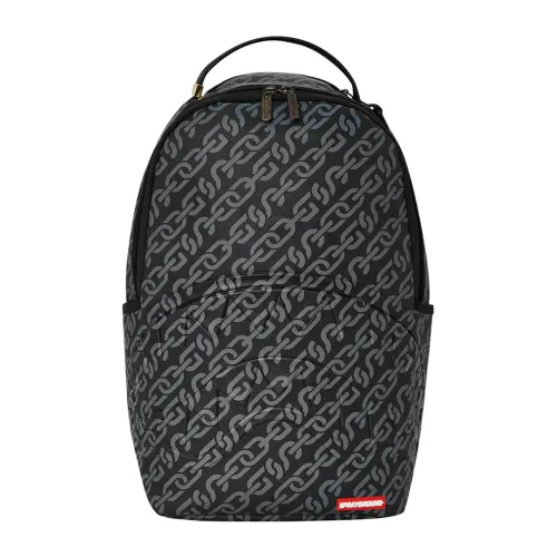 Sprayground , Chain Backpack ,Black male, Sizes: ONE SIZE