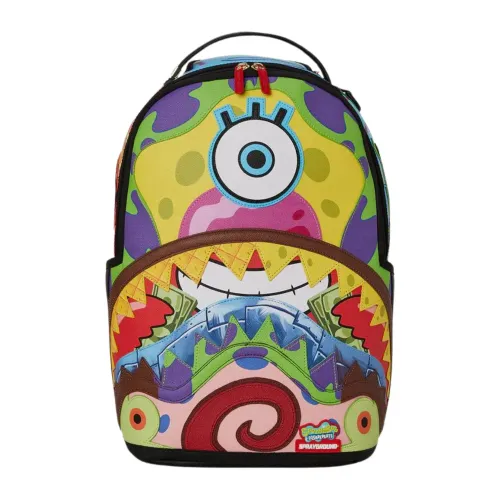 Sprayground , Kids Multicolor Spongebob Cut Sew Backpack ,Multicolor unisex, Sizes: ONE SIZE