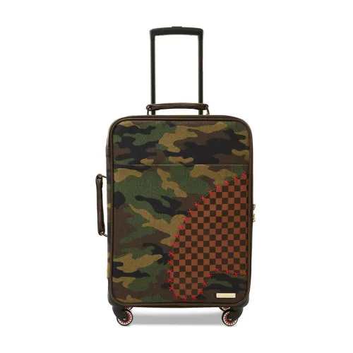Sprayground , Shape Check Suitcase ,Green male, Sizes: ONE SIZE