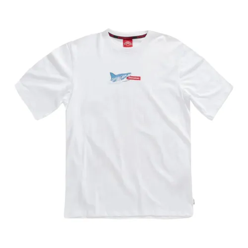 Sprayground , Sprayground T-shirts and Polos White ,White male, Sizes: