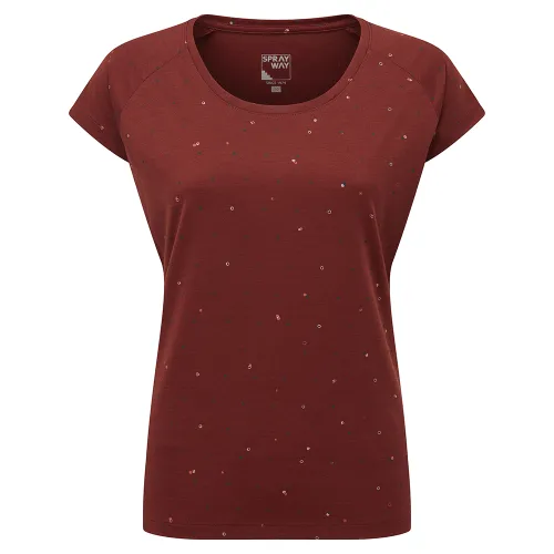Sprayway Womens Dot T-Shirt (Chipotle)